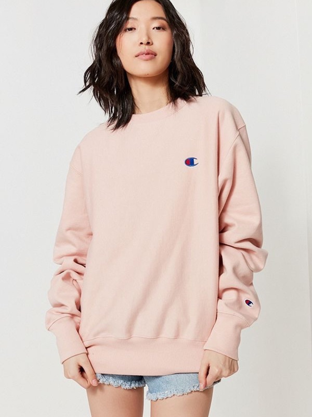 Champion Pink Crewneck Sweatshirt